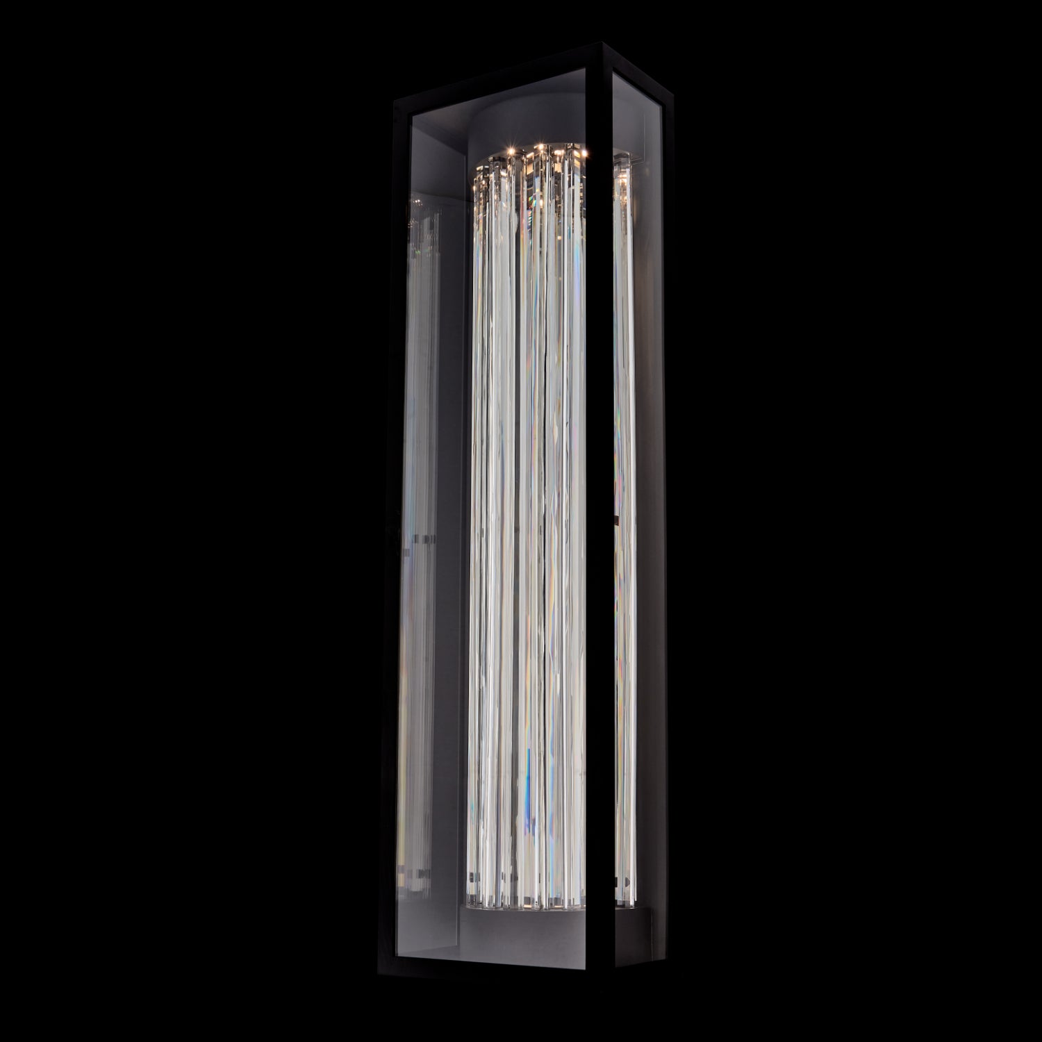 10.5'' Cilindro Esterno 1 Light Matte Black (fluorocarbon) Outdoor Wall Sconce