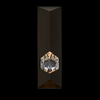 5'' Esterno Cristallo 1 Light Outdoor Bronze Fluorcarbon Outdoor Wall Sconce