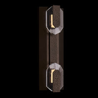 6'' Opposto Esterno 2 Light Outdoor Bronze Fluorcarbon Outdoor Wall Sconce