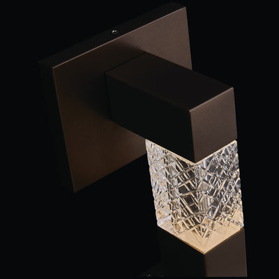 6'' Tirare Esterno 1 Light Outdoor Bronze Fluorcarbon Outdoor Wall Sconce