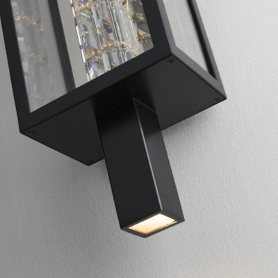 9'' Colonna Esterno 1 Light Matte Black (fluorocarbon) Outdoor Wall Sconce
