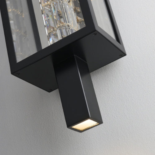 9'' Colonna Esterno 1 Light Matte Black (fluorocarbon) Outdoor Wall Sconce