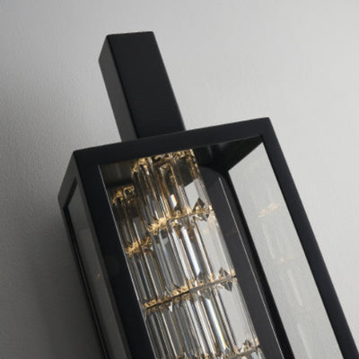 9'' Colonna Esterno 1 Light Matte Black (fluorocarbon) Outdoor Wall Sconce