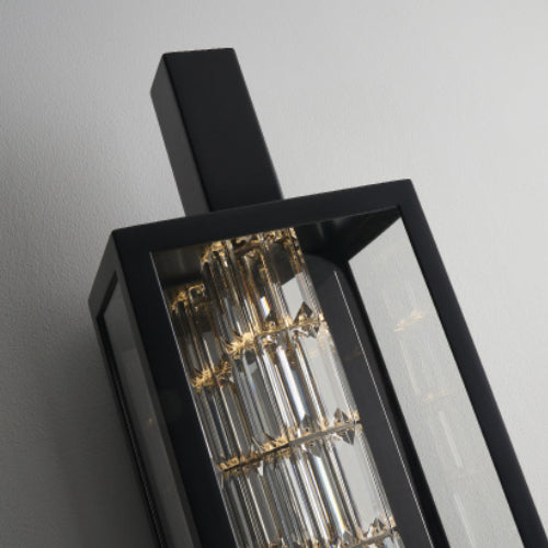 9'' Colonna Esterno 1 Light Matte Black (fluorocarbon) Outdoor Wall Sconce
