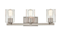 23''  Brushed Nickel 3 Light Bath Vanity