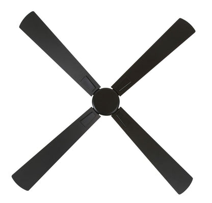 52 Inch DC Black Fan with Remote