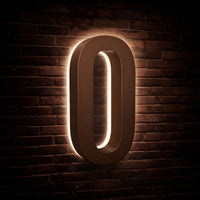 Illuminated Backlit House Numbers – Weather-Resistant LED Address Signs