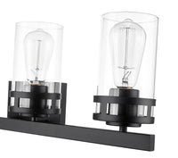 30.25'' Lunden Matte Black 4 Light Bath Vanity