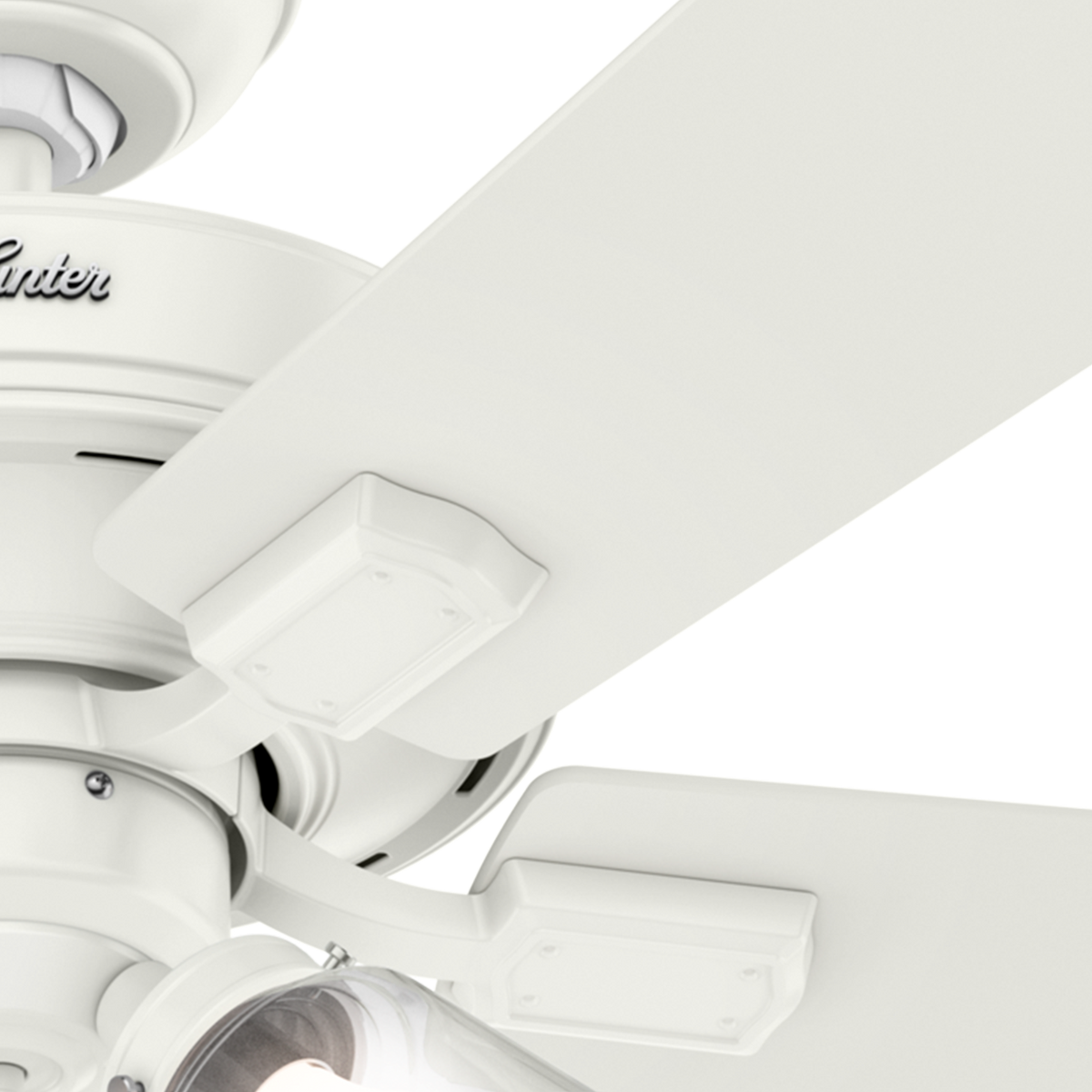 52 inch Crestfield Fresh White Ceiling Fan with LED Light Kit and Pull Chain