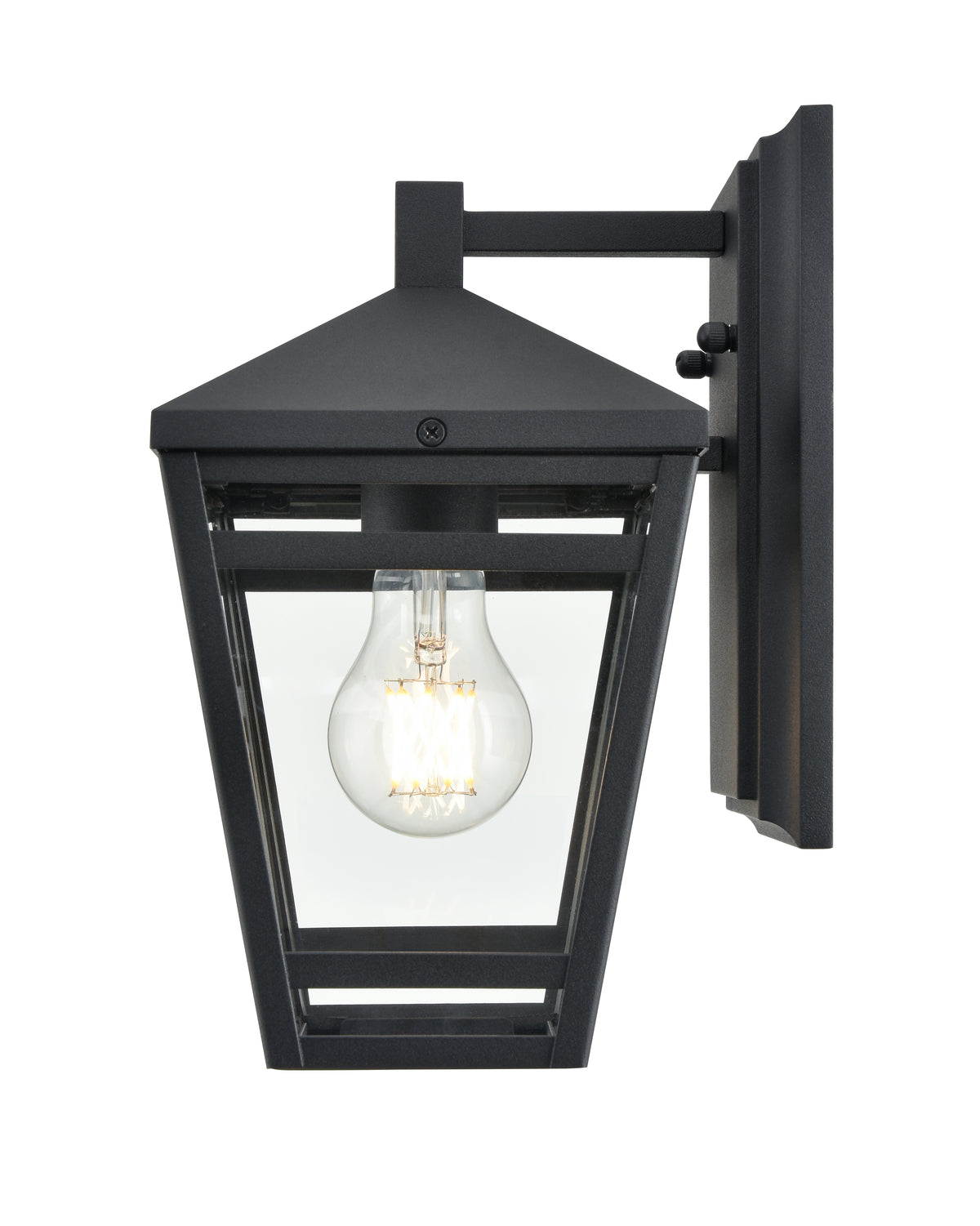 6'' Seager Textured Black 1 Light Wall Sconce