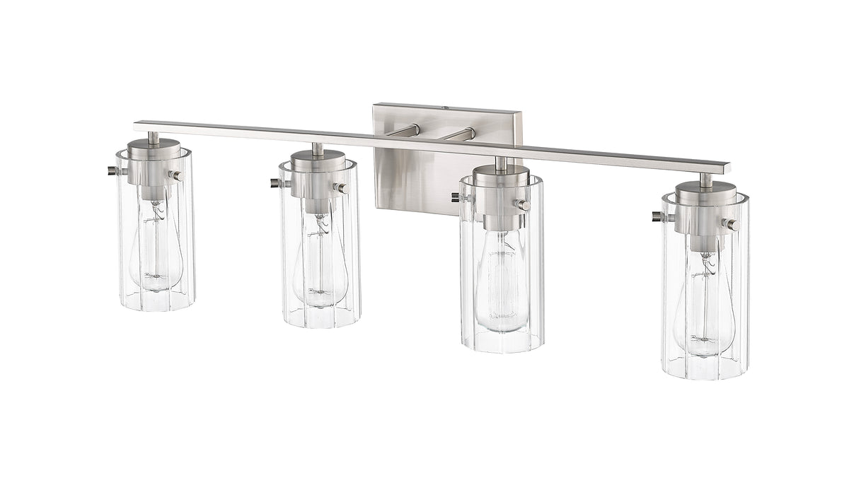30.5'' Serena Brushed Nickel 4 Light Bath Vanity
