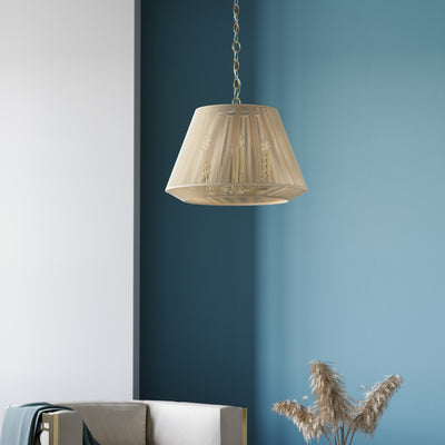 15.4'' Sterling Modern Gold 6 Light Pendant