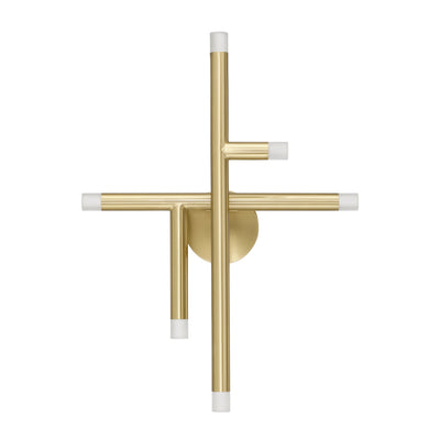Manhattan 18-inch 6-light Brushed Gold LED Wall Sconce
