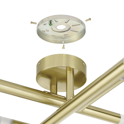 Manhattan 18-inch 6-light Brushed Gold LED Wall Sconce