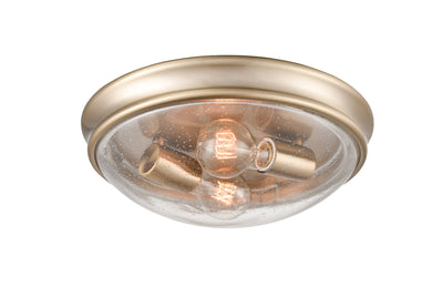 4.25'' Belforge Modern Gold 2 Light Flush Mount