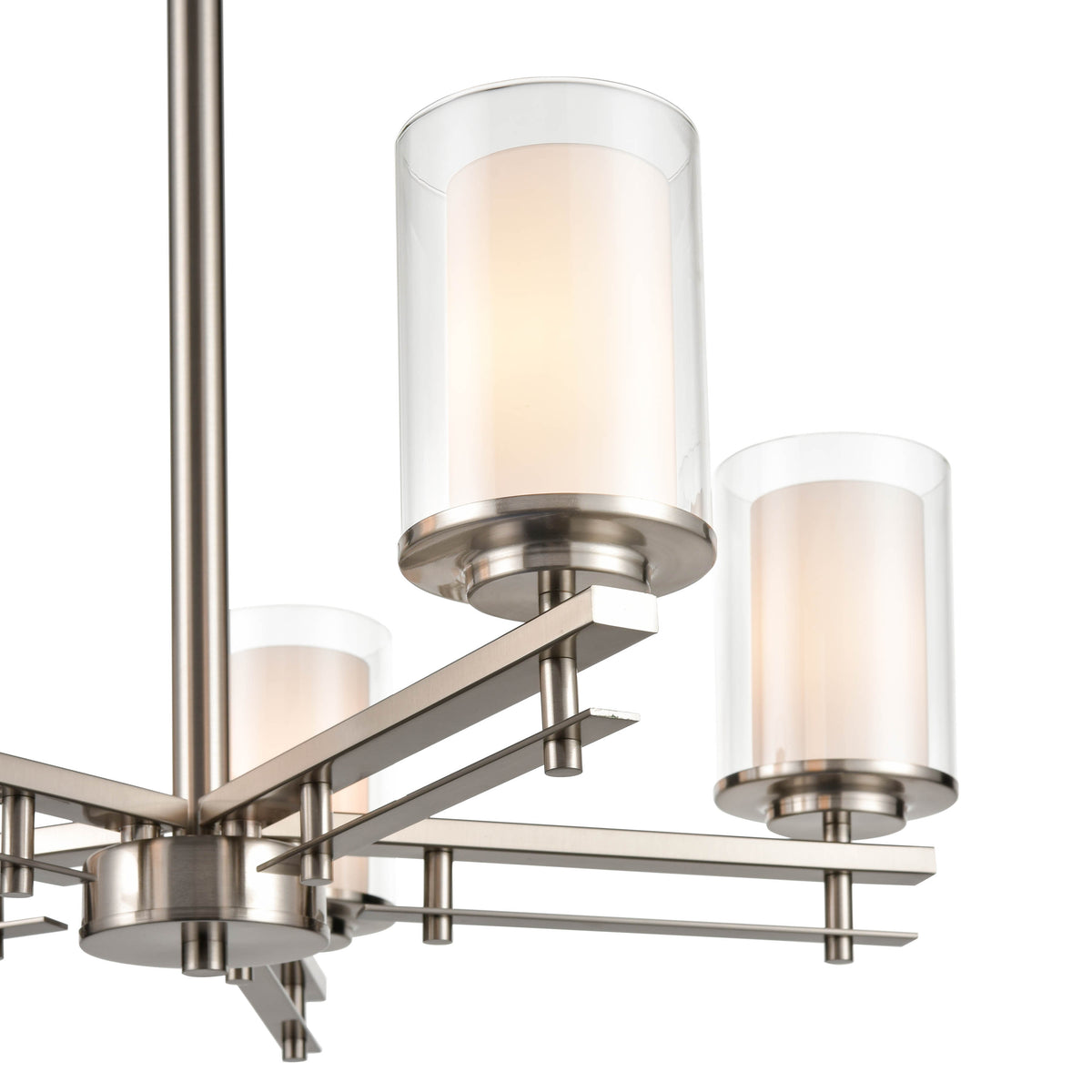 23'' Huderson Brushed Nickel 5 Light Chandelier