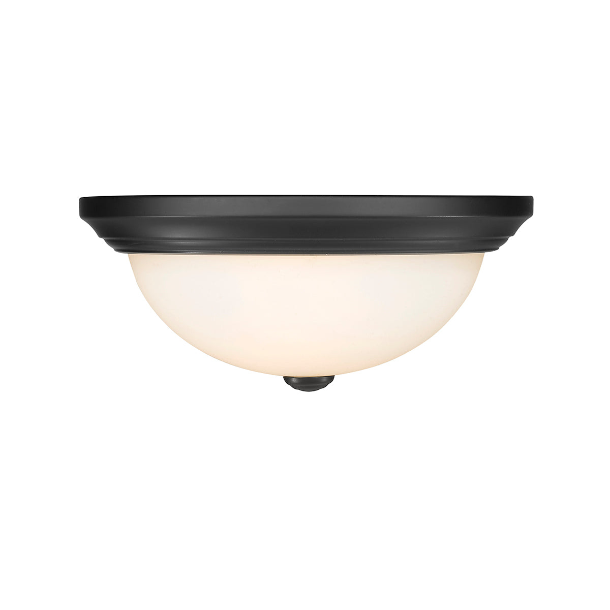 5.75'' Kipson Matte Black 2 Light Flush Mount