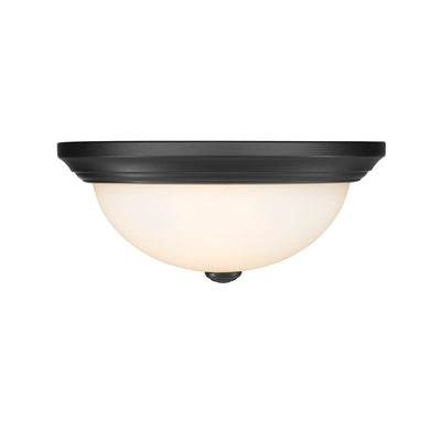 5.75'' Kipson Matte Black 2 Light Flush Mount