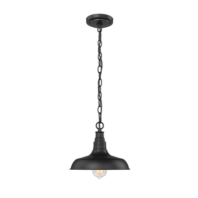73.7'' Milltown Powder Coated Black 1 Light Hanging Lantern