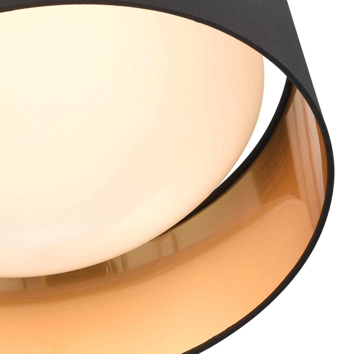 12.5-inch Rosata Burnished Gold Flush Mount Ceiling Light