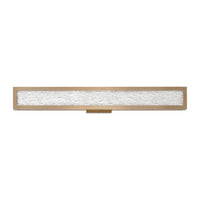 Courtney 32-inch Champagne Gold 5CCT LED Vanity Light with Clear Water Glass