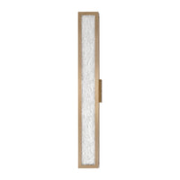 Courtney 32-inch Champagne Gold 5CCT LED Vanity Light with Clear Water Glass