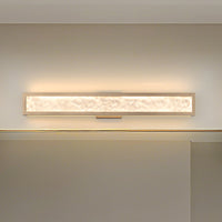 Courtney 32-inch Champagne Gold 5CCT LED Vanity Light with Clear Water Glass
