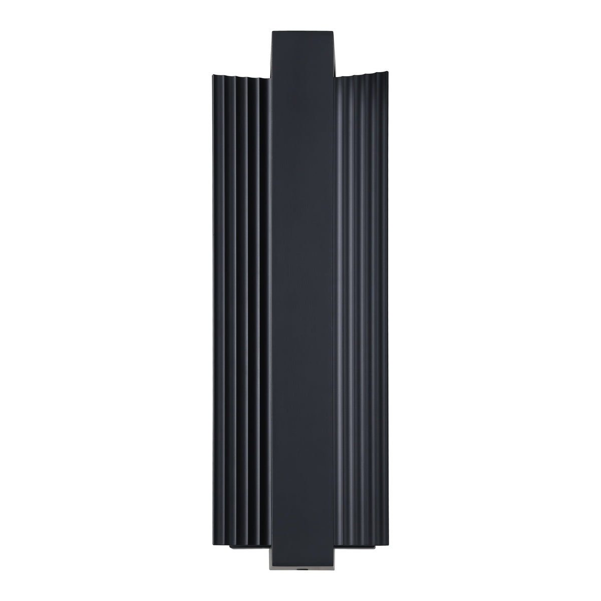 Jubilee 18-inch Matte Black 5CCT LED Exterior Wall Sconce