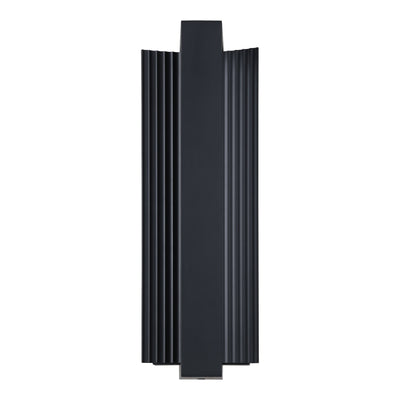 Jubilee 18-inch Matte Black 5CCT LED Exterior Wall Sconce
