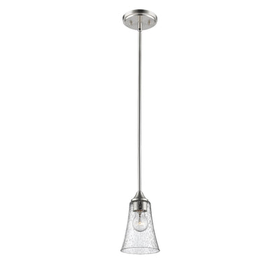 46.5'' Natalie Satin Nickel 1 Light Mini Pendant