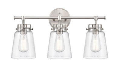 23'' Amberose Brushed Nickel 3 Light Bath Vanity