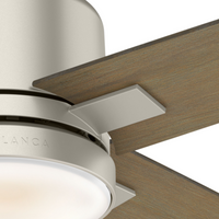 Casablanca 52 inch Axial Painted Pewter Ceiling Fan with LED Light Kit and Wall Control