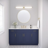 36'' Trumann Modern Gold 1 Vanity Light