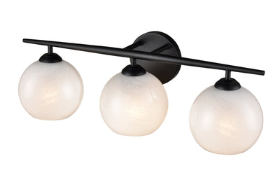 24'' Kimorra Matte Black 3 Light Bath Vanity