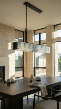 Assunta 6 Light Black Chandelier