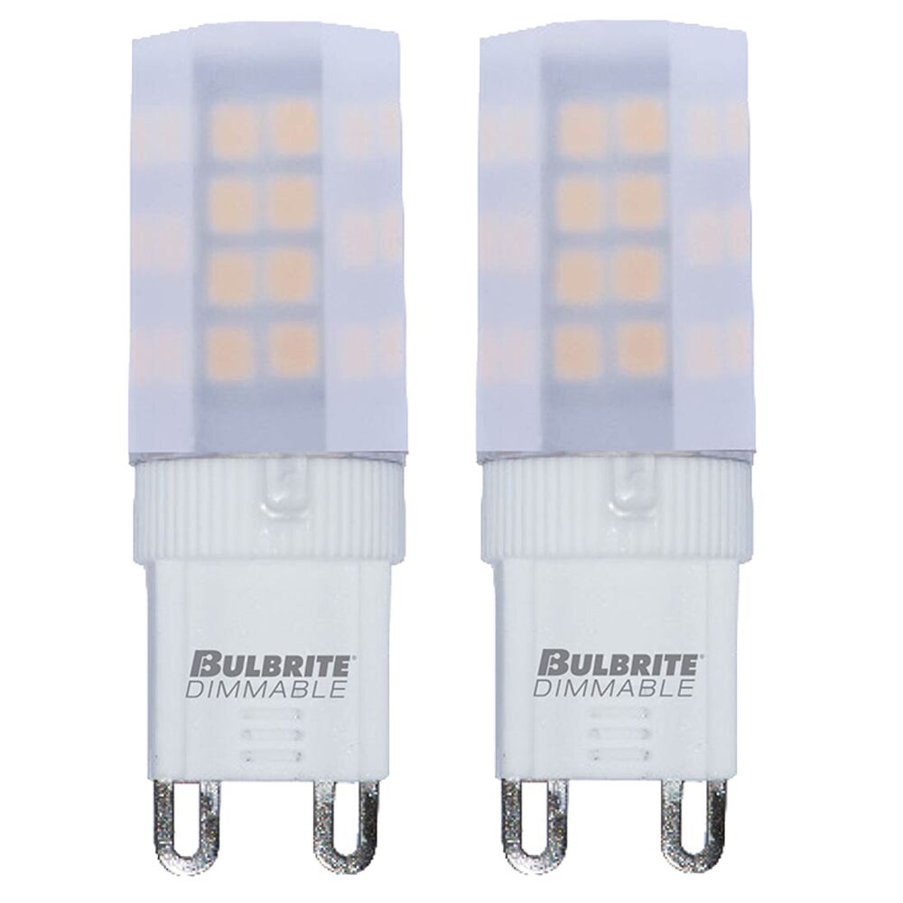 T6 4.5W Dimmable Frost LED Light Bulb with G9 Base, 2700K, 340 Lumens, 2-Pack