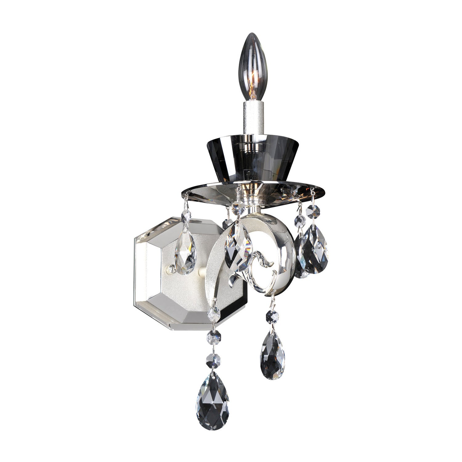 5.9'' Locatelli 1 Light 2 Tone Silver Wall Sconce