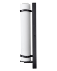 20-inch Powder Coated Black Outdoor Wall Sconce Wet Rated