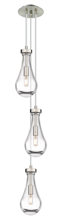 Downtown Urban Multi Pendant Brushed Brass