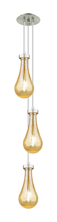 Downtown Urban Multi Pendant Brushed Brass