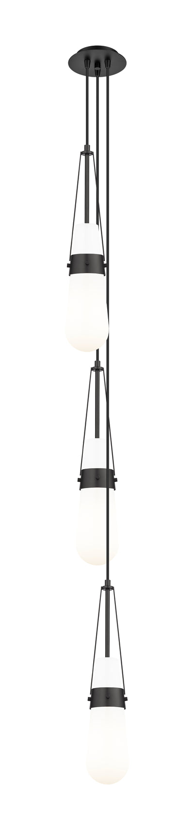 Downtown Urban Multi Pendant Brushed Brass