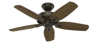 42 inch Builder New Bronze Ceiling Fan with LED Light Kit and Pull Chain