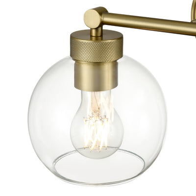 16'' Jonatan Vintage Brass 2 Light Bath Vanity