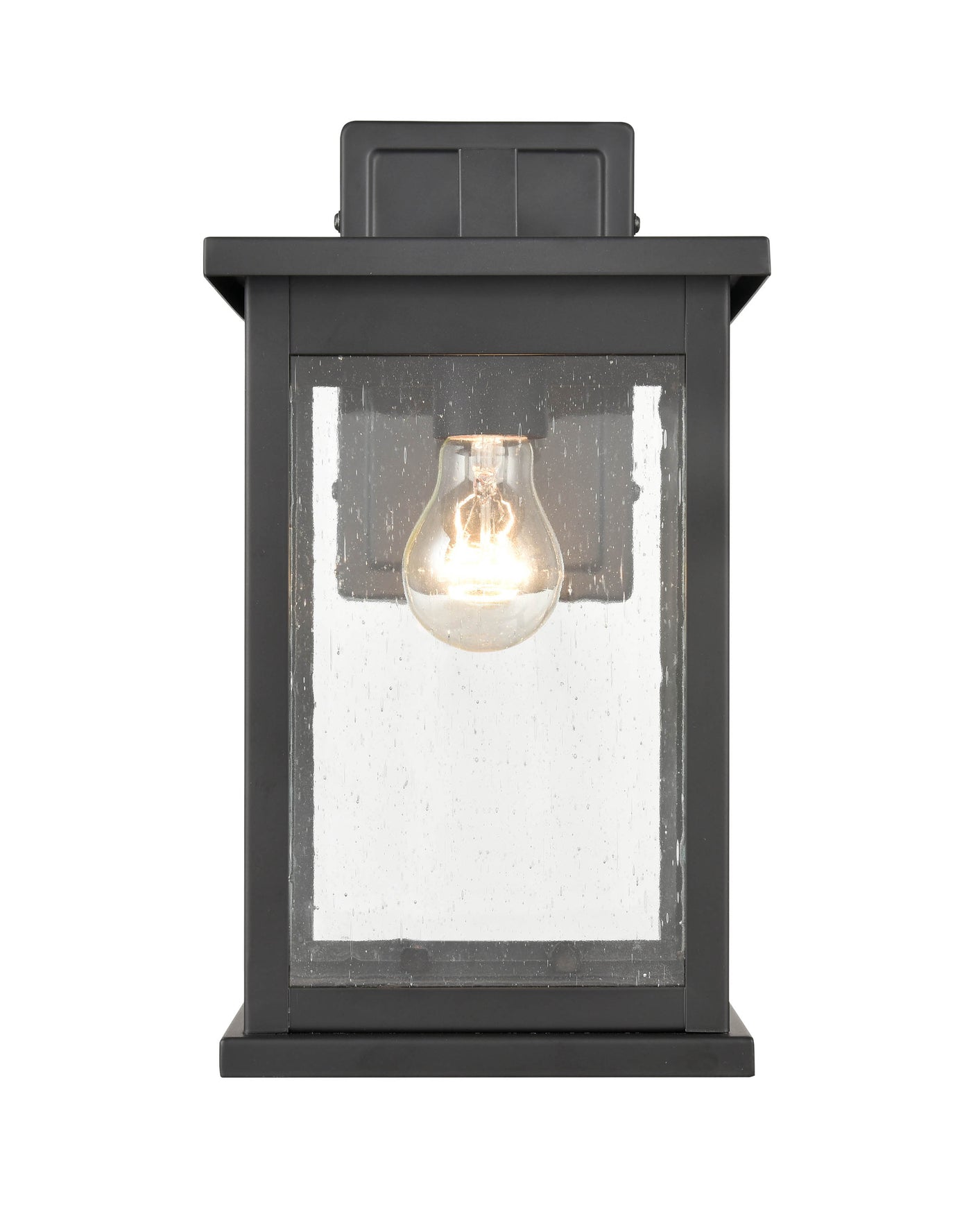 7'' Bowton Powder Coated Black 1 Light Wall Sconce