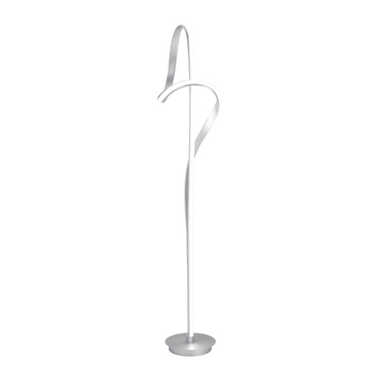 Budapest LED Silver 63" Tall Floor Lamp | Dimmable