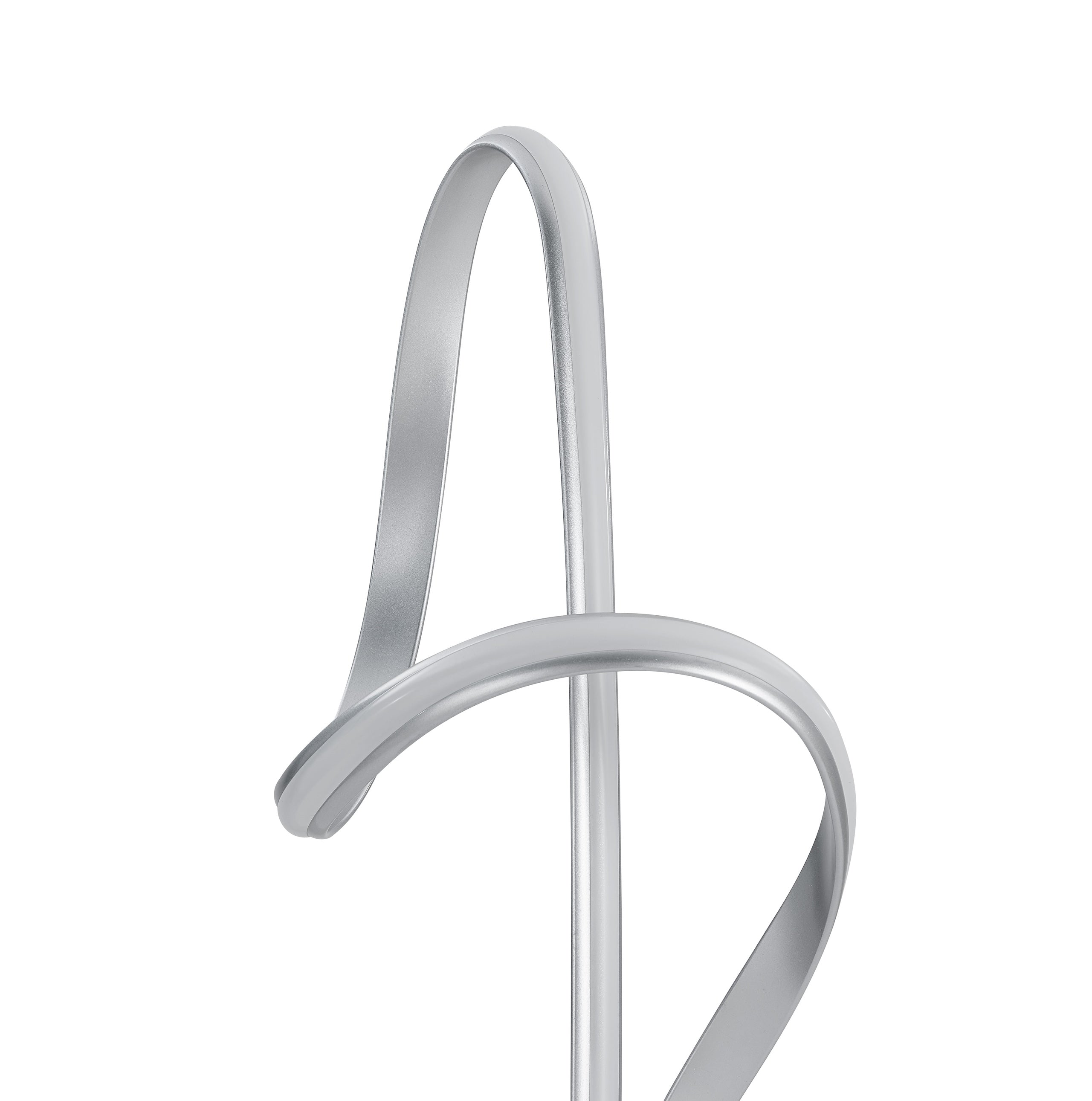 Budapest LED Silver 63" Tall Floor Lamp | Dimmable