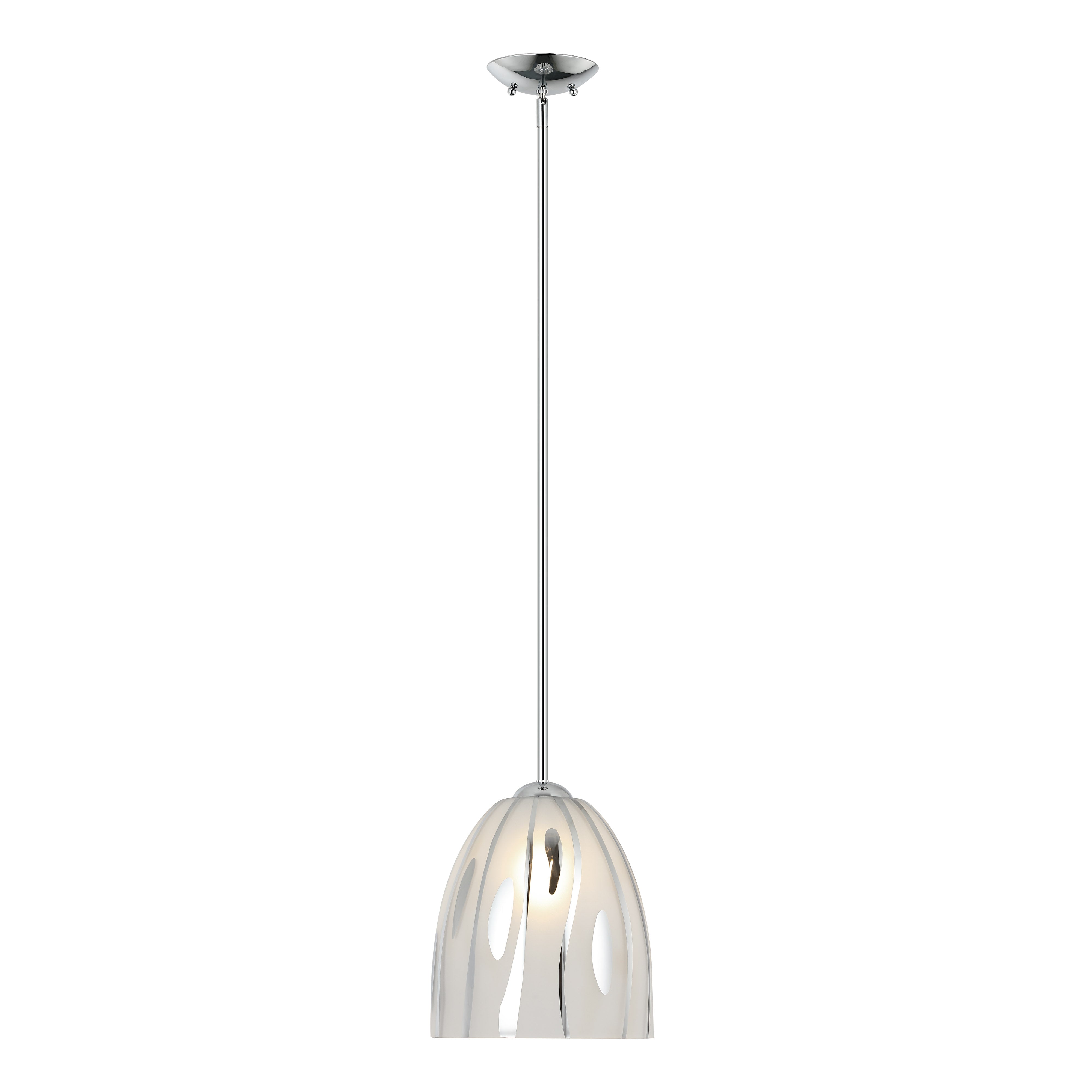 Chroman Empire 1 Light 10 in Bell Pendant
