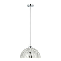 Chroman Empire 1 Light 16 in Dome Pendant
