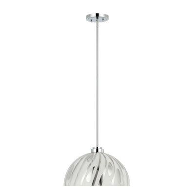 Chroman Empire 1 Light 16 in Dome Pendant
