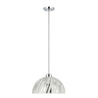 Chroman Empire 1 Light 16 in Dome Pendant